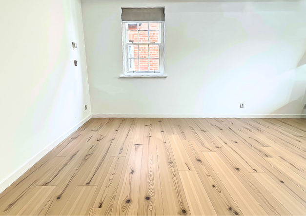 Empty room before Decoro Design styling