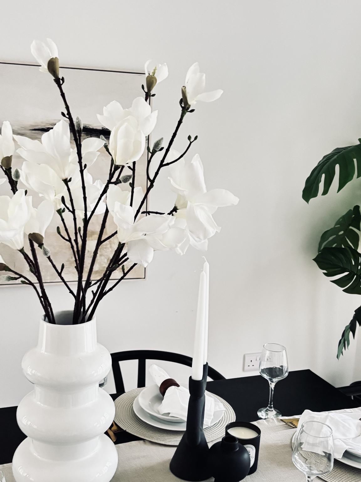 Surrey home staging floral styling detail for a market-ready home